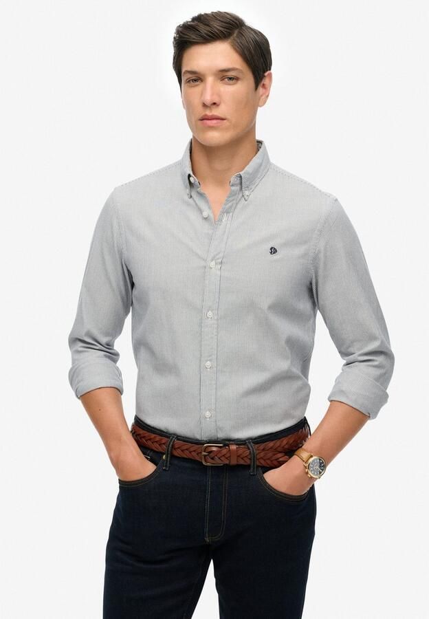 Superdry Overhemd met lange mouwen CLASSIC OXFORD L S SHIRT - Foto 4