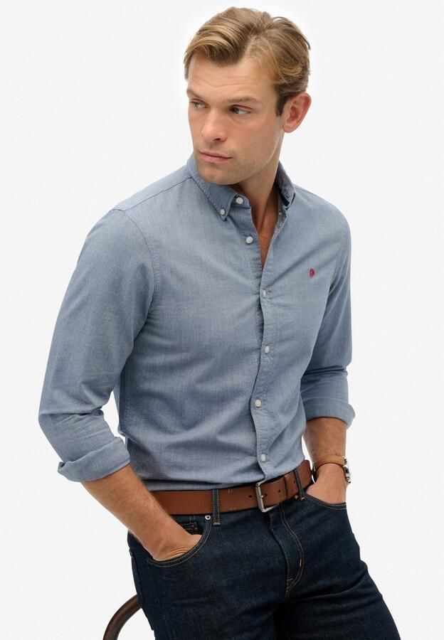 Superdry Overhemd met lange mouwen CLASSIC OXFORD L S SHIRT - Foto 7