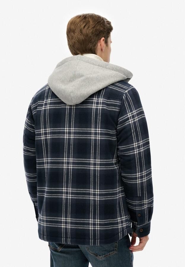 Superdry Overhemd met lange mouwen SURPLUS HOODED CHECK SHIRT - Foto 5