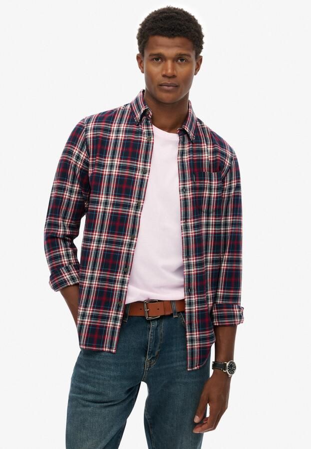 Superdry Overhemd met lange mouwen VINTAGE CHECK SHIRT - Foto 6