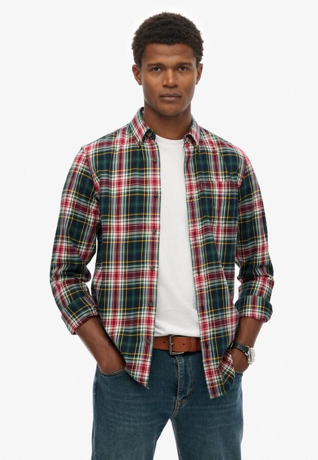 Superdry Overhemd met lange mouwen VINTAGE CHECK SHIRT - Foto 6