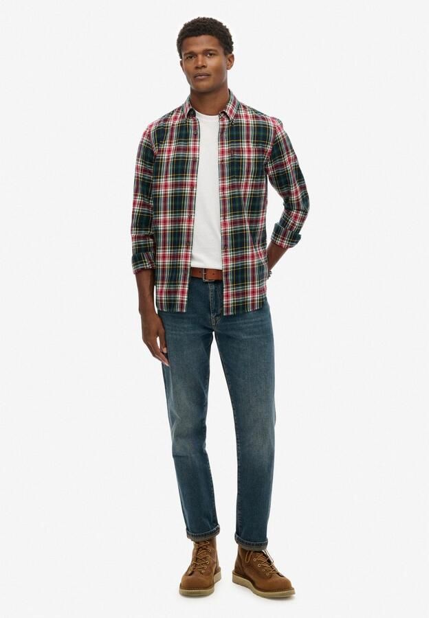 Superdry Overhemd met lange mouwen VINTAGE CHECK SHIRT - Foto 5