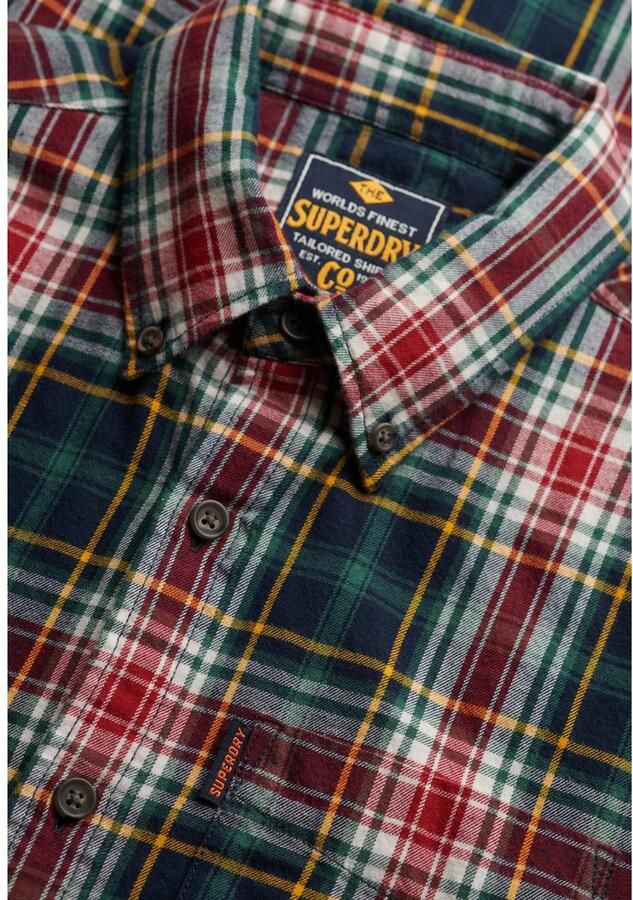Superdry Overhemd met lange mouwen VINTAGE CHECK SHIRT