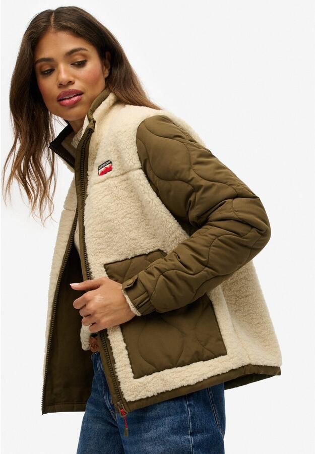 Superdry Fleece Jack FLEECE HYBRID JACKET - Foto 3