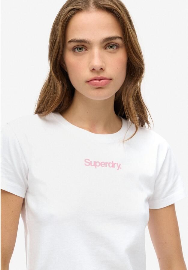 Superdry T-shirt Korte Mouw T-shirt ajusté femme Core Logo City - Foto 2