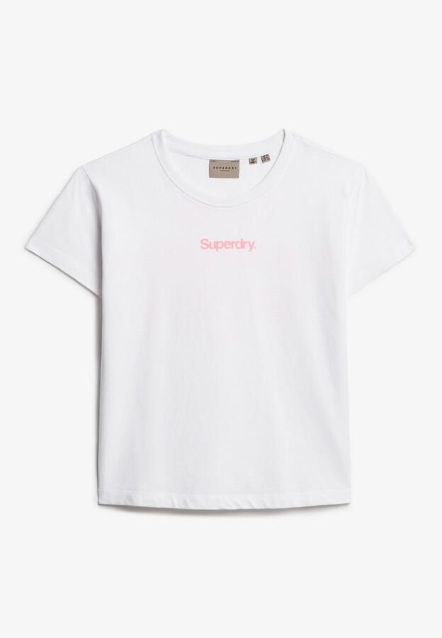 Superdry T-shirt Korte Mouw T-shirt ajusté femme Core Logo City - Foto 4