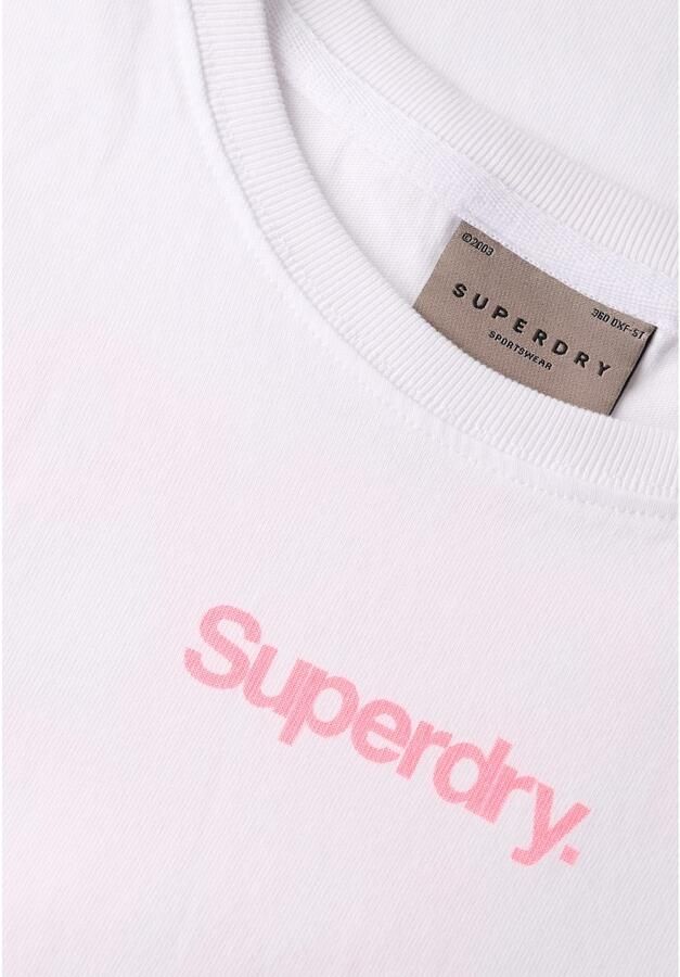 Superdry T-shirt Korte Mouw T-shirt ajusté femme Core Logo City