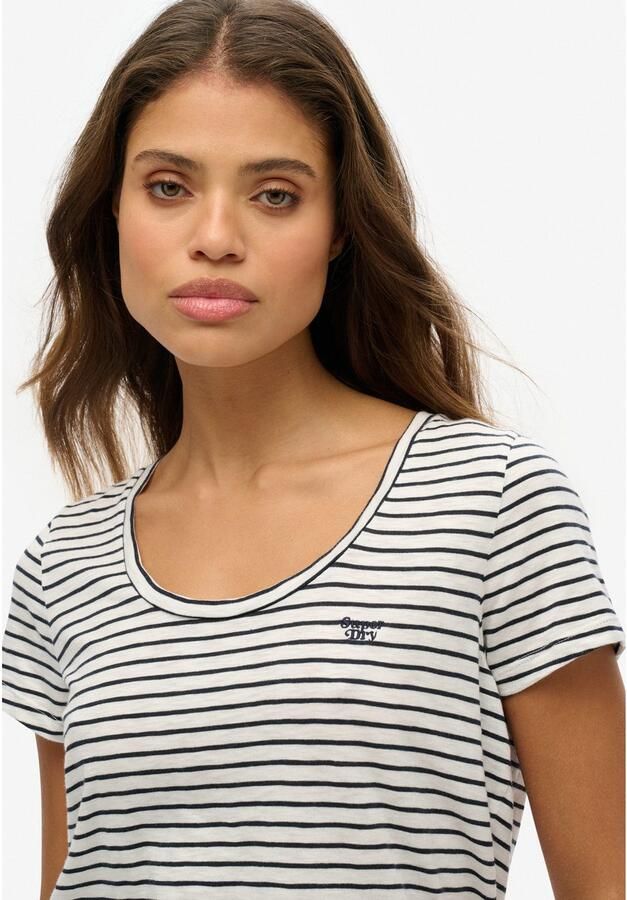 Superdry Shirt met korte mouwen SCOOP NECK TEE
