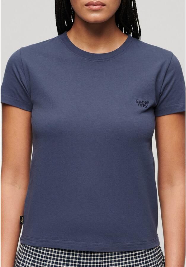 Superdry Shirt met korte mouwen SU-ESSENTIAL LOGO 90'S T SHIRT aangenaam draagcomfort door bijzonder zachte haptiek - Foto 2