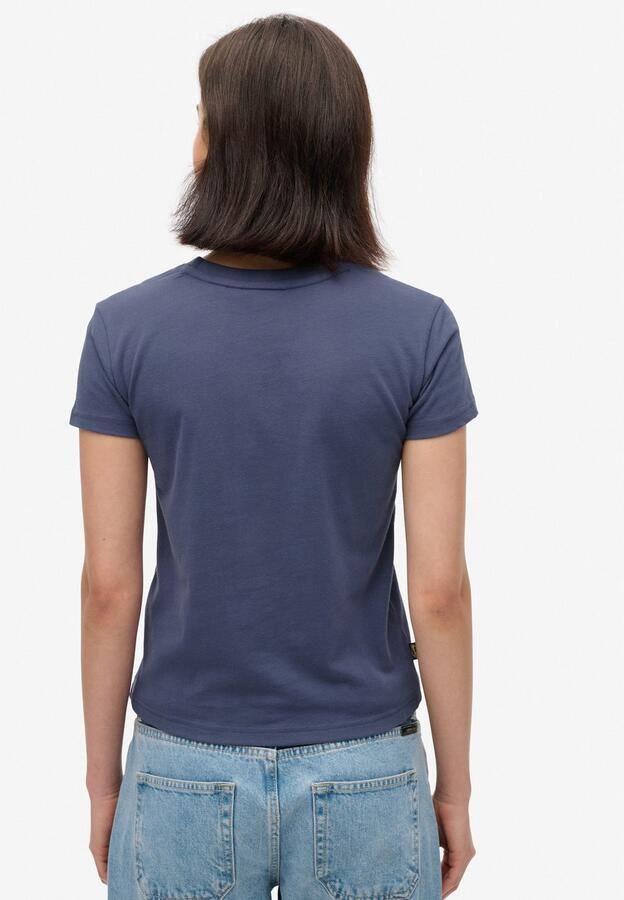 Superdry Shirt met korte mouwen SU-ESSENTIAL LOGO 90'S T SHIRT aangenaam draagcomfort door bijzonder zachte haptiek - Foto 7