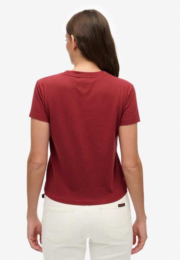 Superdry Shirt met korte mouwen SU-ESSENTIAL LOGO 90'S T SHIRT aangenaam draagcomfort door bijzonder zachte haptiek - Foto 4