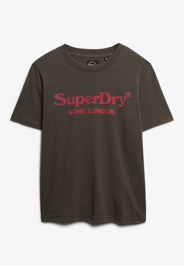 Superdry Shirt met korte mouwen VENUE METALLIC RELAXED TEE - Foto 8