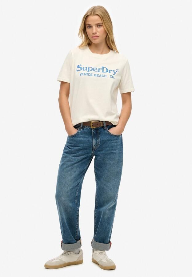 Superdry Shirt met korte mouwen VENUE METALLIC RELAXED TEE - Foto 6