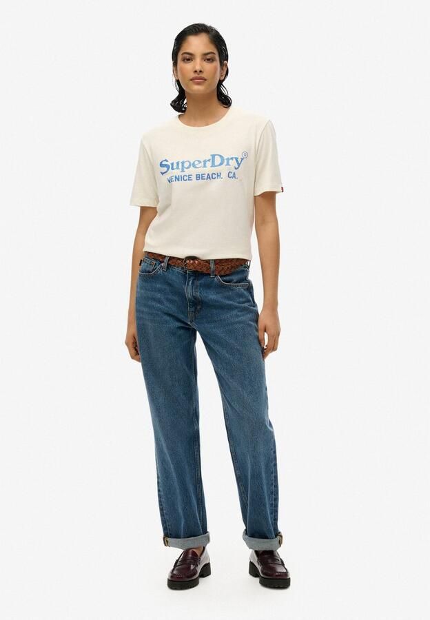 Superdry Shirt met korte mouwen VENUE METALLIC RELAXED TEE - Foto 7