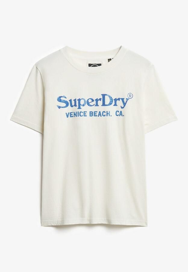 Superdry Shirt met korte mouwen VENUE METALLIC RELAXED TEE - Foto 8