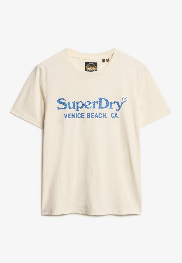 Superdry Shirt met korte mouwen VENUE METALLIC RELAXED TEE - Foto 9