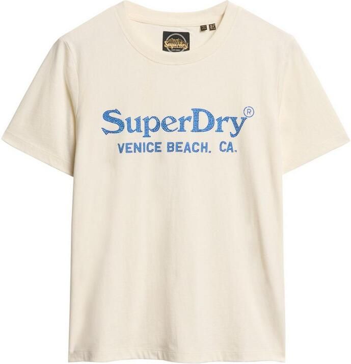 Superdry Shirt met korte mouwen VENUE METALLIC RELAXED TEE - Foto 11