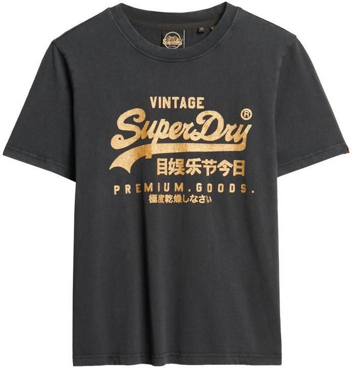 Superdry T-shirt Korte Mouw T-shirt décontracté femme Vintage Logo - Foto 5