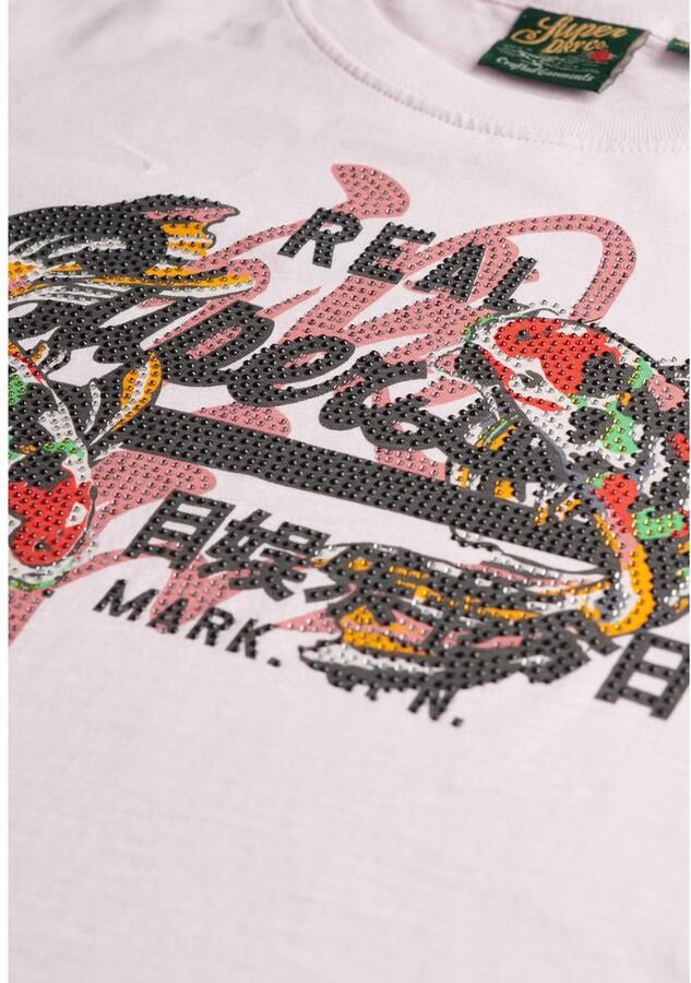 Superdry T-shirt Korte Mouw T-shirt décontracté femme Vintage Logo Tokyo