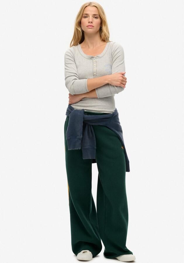 Superdry T-shirt Korte Mouw T-shirt boutonné manches longues femme Athletic - Foto 3