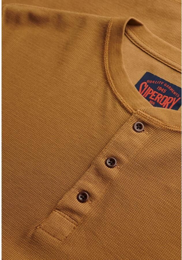 Superdry Shirt met lange mouwen structuurmotief en knoopsluiting - Foto 2
