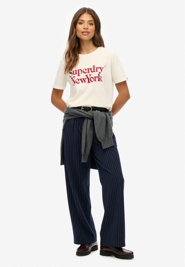 Superdry Shirt met print BRAND MARK RELAXED TEE - Foto 4