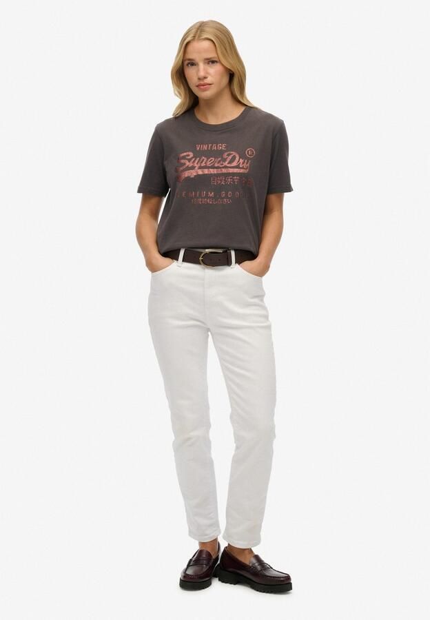 Superdry Shirt met print EMBELLISHED VL RELAXED TEE - Foto 5