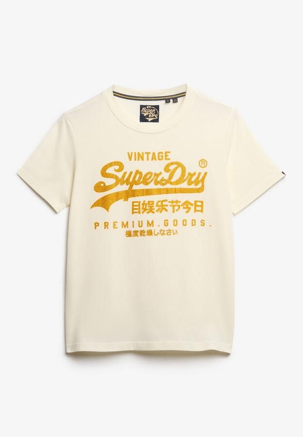 Superdry Shirt met print EMBELLISHED VL RELAXED TEE - Foto 7