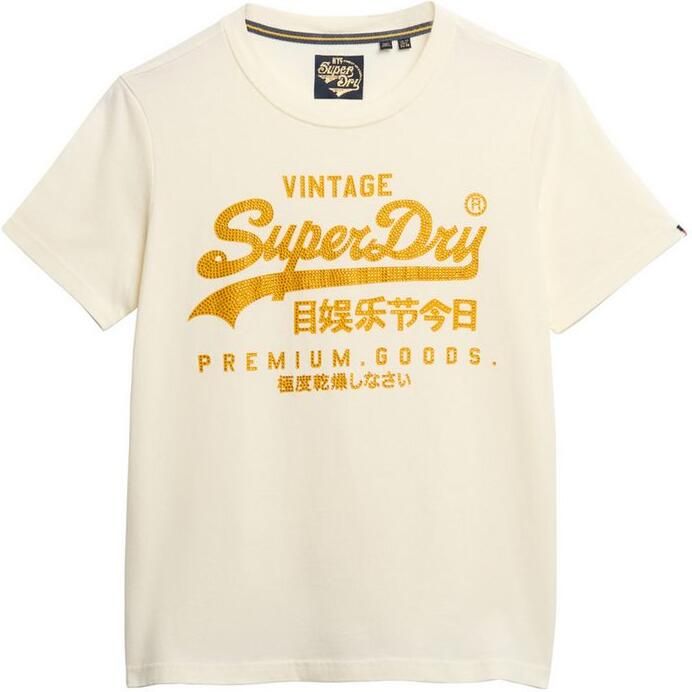 Superdry Shirt met print EMBELLISHED VL RELAXED TEE - Foto 9
