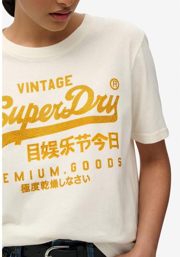 Superdry Shirt met print EMBELLISHED VL RELAXED TEE - Foto 2