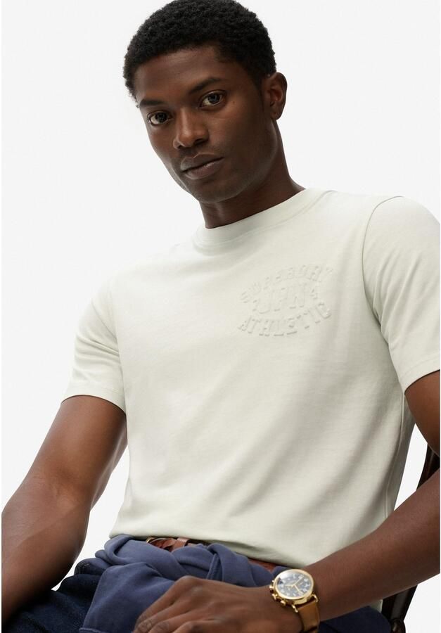Superdry Shirt met ronde hals ATHLETIC EMBOSS RELAXED TEE - Foto 7