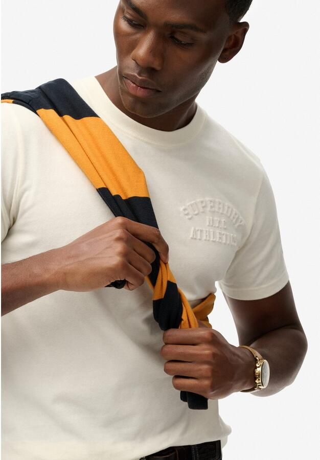 Superdry Shirt met ronde hals ATHLETIC EMBOSS RELAXED TEE - Foto 3