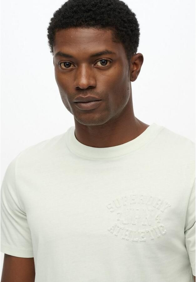 Superdry Shirt met ronde hals ATHLETIC EMBOSS RELAXED TEE