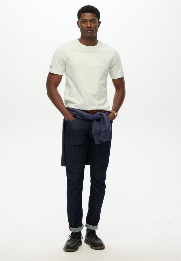 Superdry Shirt met ronde hals ATHLETIC EMBOSS RELAXED TEE - Foto 4