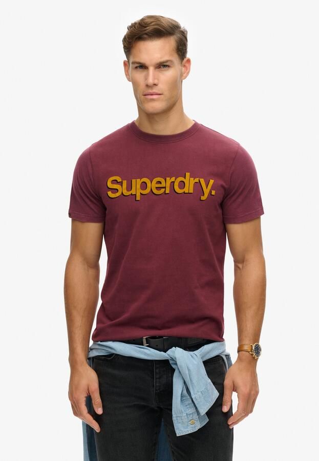 Superdry T-shirt Korte Mouw T-shirt classique Core Logo Shadow - Foto 6