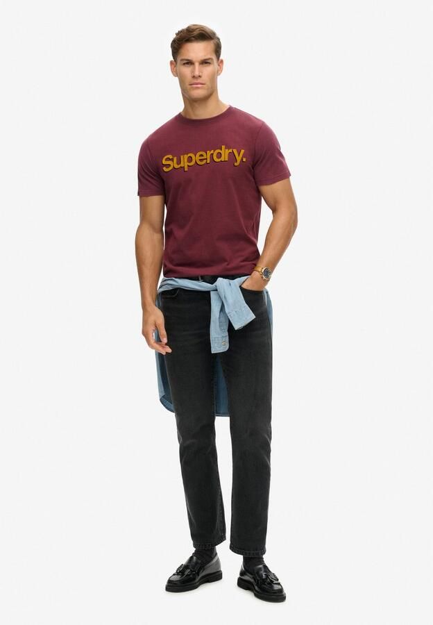 Superdry T-shirt Korte Mouw T-shirt classique Core Logo Shadow - Foto 3