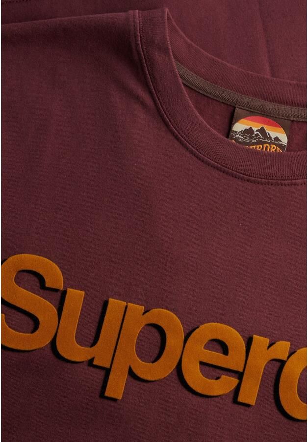 Superdry T-shirt Korte Mouw T-shirt classique Core Logo Shadow
