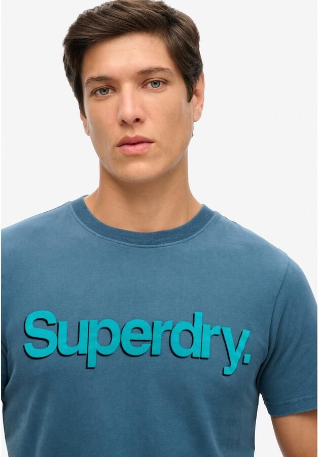 Superdry T-shirt Korte Mouw T-shirt classique Core Logo Shadow
