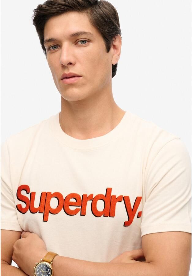 Superdry T-shirt Korte Mouw T-shirt classique Core Logo Shadow
