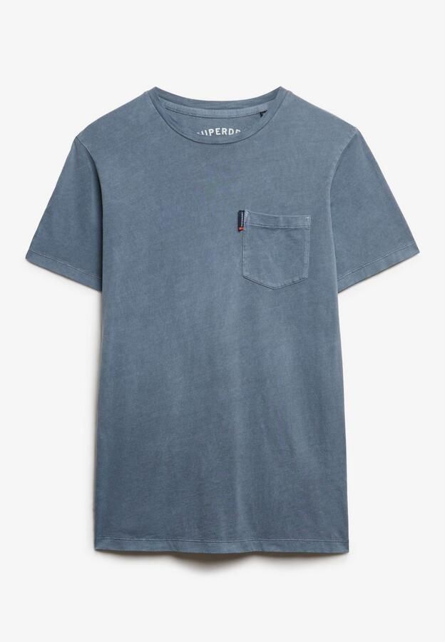 Superdry Shirt met ronde hals CLASSIC ESSENTIAL POCKET TEE met stijlvolle opgestikte borstzak - Foto 8