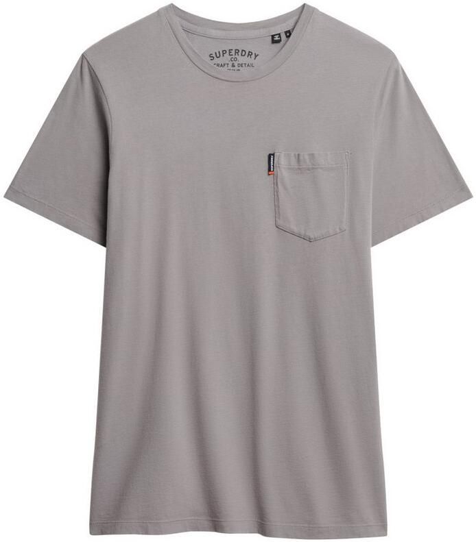 Superdry Shirt met ronde hals CLASSIC ESSENTIAL POCKET TEE met stijlvolle opgestikte borstzak - Foto 11