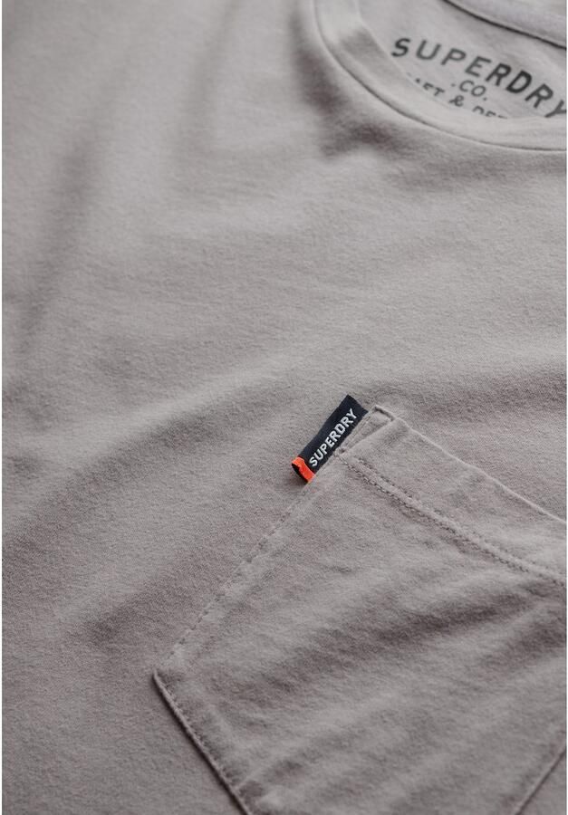 Superdry Shirt met ronde hals CLASSIC ESSENTIAL POCKET TEE met stijlvolle opgestikte borstzak - Foto 2