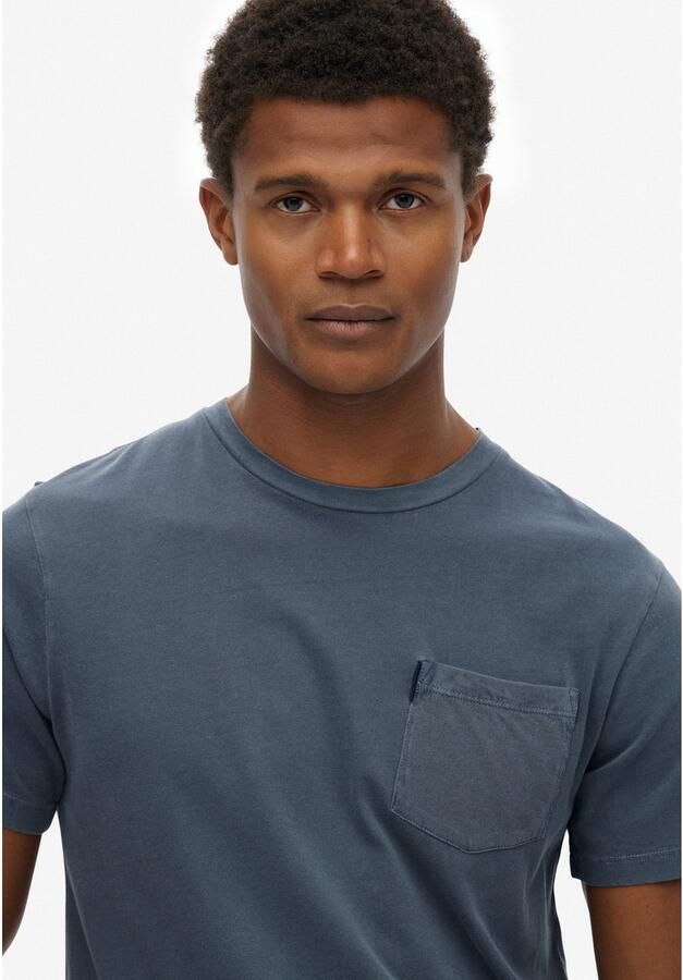 Superdry Shirt met ronde hals CLASSIC ESSENTIAL POCKET TEE met stijlvolle opgestikte borstzak - Foto 5