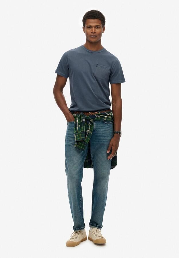 Superdry Shirt met ronde hals CLASSIC ESSENTIAL POCKET TEE met stijlvolle opgestikte borstzak - Foto 11