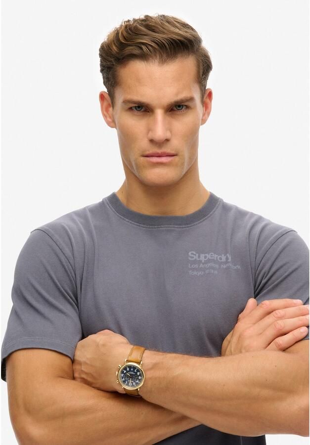 Superdry Shirt met ronde hals CORE LOGO CITY T SHIRT