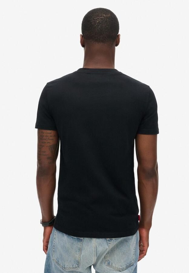 Superdry T-shirt Korte Mouw Essentieel Contrast EMB T-shirt - Foto 5
