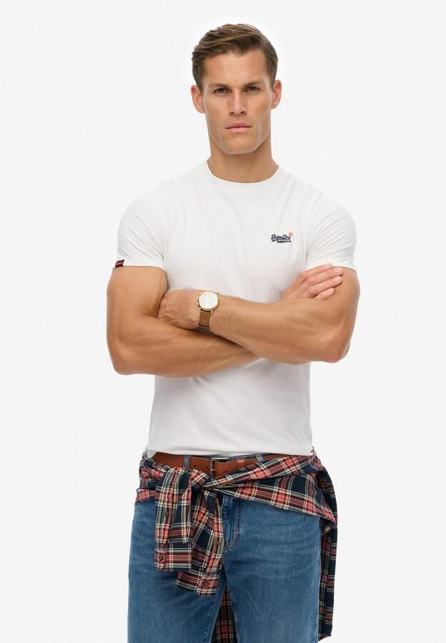 Superdry T-shirt Korte Mouw Essentieel Contrast EMB T-shirt - Foto 13