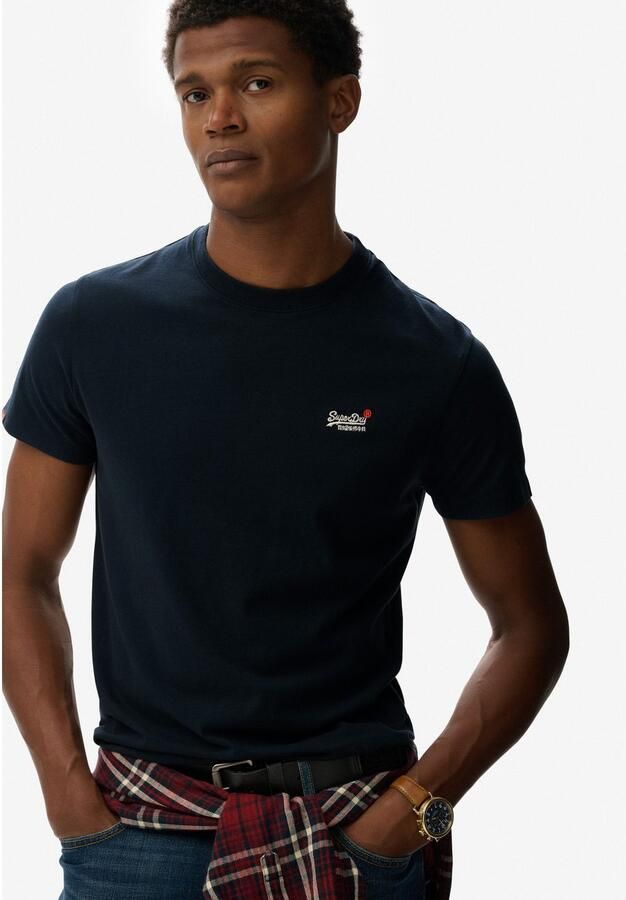 Superdry T-shirt Korte Mouw Essentieel Contrast EMB T-shirt - Foto 4