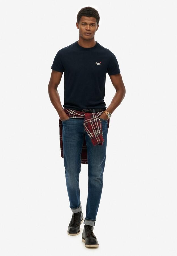 Superdry T-shirt Korte Mouw Essentieel Contrast EMB T-shirt - Foto 10