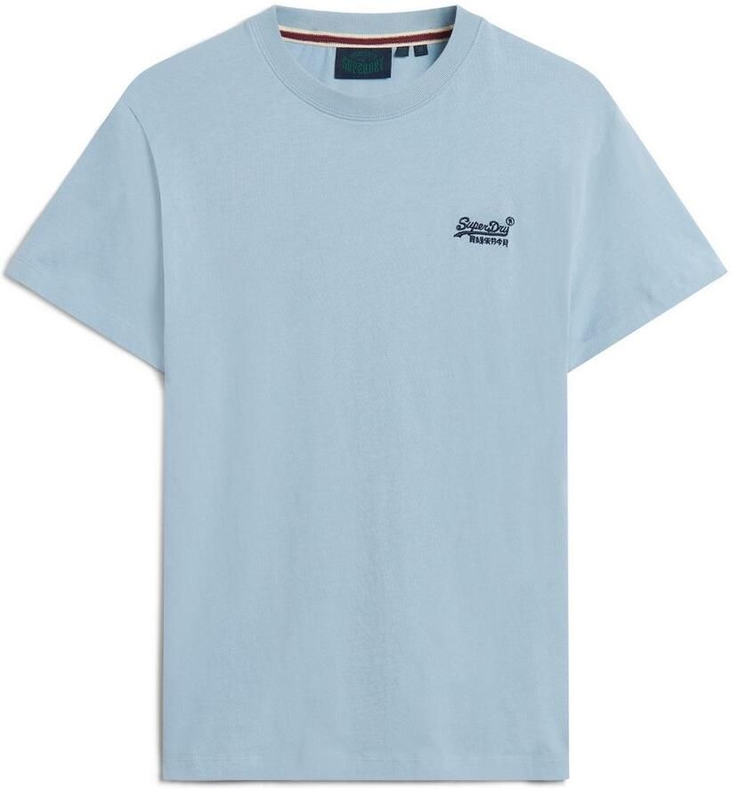 Superdry T-shirt Korte Mouw Essentieel EMB-T-shirt met logo